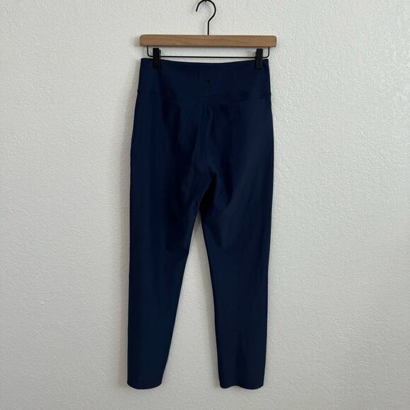 Epoque Evolution Jet Set High Waist Front Slit Pull-On Trouser Pants Navy Blue 6 - Picture 6 of 10